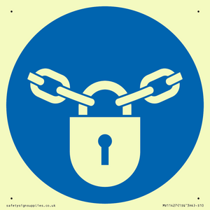 Mandatory: Keep locked